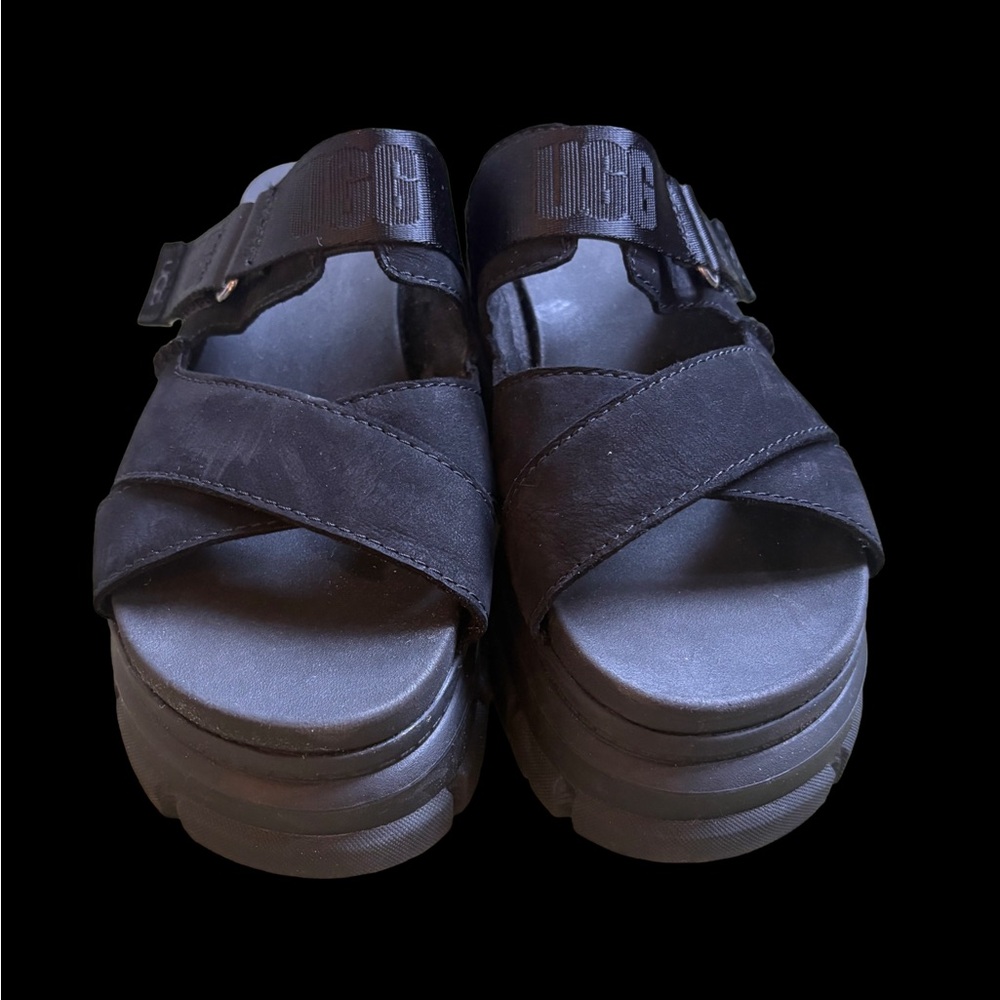 UGG Black Rugged Sole Footwear